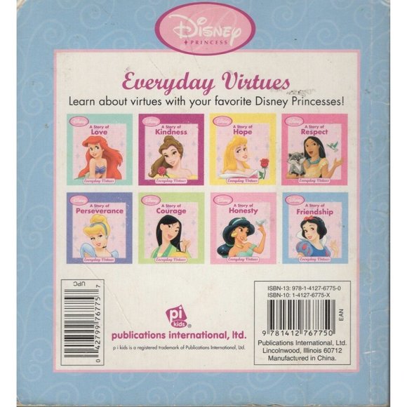 Disney Princess A Story of Friendship by Lynne Roberts Children Kids Literature - Picture 2 of 2